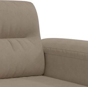vidaXL Πολυθρόνα Taupe 60 εκ. από Ύφασμα Μικροϊνών