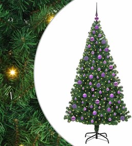vidaXL Τεχνητό Χριστουγεννιάτικο Δέντρο με 300 LED Πράσινο 180 cm