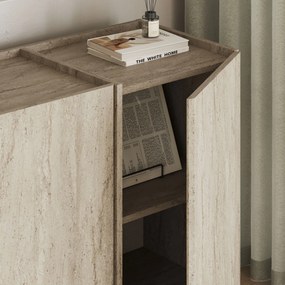 Κονσόλα Τραβερτίνη CRIAGRA 180x45x80