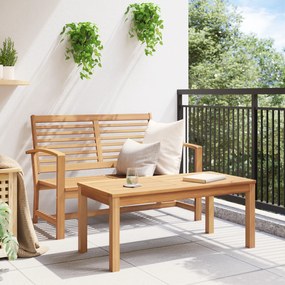 vidaXL Σετ Καναπέ Κήπου 2 pcs Καστανό Μασίφ ξύλο teak