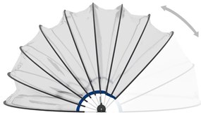 vidaXL Προστατευτικό Κάλυμμα Πισίνας 559 x 275 εκ.