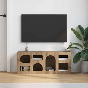 vidaXL Ντουλάπι TV ELST 100 x 35 x 40 εκ Artisan Oak