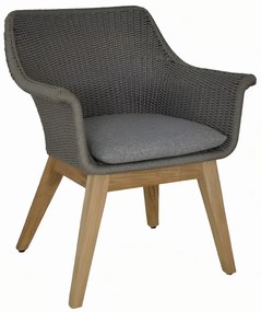 Πολυθρόνα Lombok 01-00-2837 66x48x81cm Grey