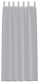 vidaXL Κουρτίνες με κουρτίνες 2 pcs Σκούρο γκρι 140x175cm Πολυεστέρας