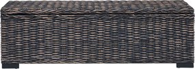 vidaXL Κουτί αποθήκευσης Μαύρο 110 x 35 x 45 cm