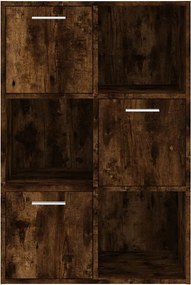 vidaXL Ντουλάπι Αποθήκευσης Καπνιστή Δρυς 60 x 29,5 x 90 εκ.