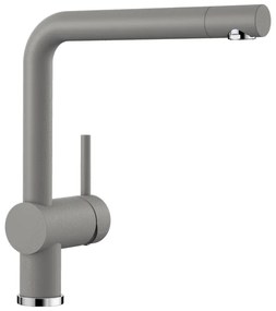 Blanco Linus SILGRANIT®-Look  Alu Metallic Μπαταρία Κουζίνας με Περιστρεφόμενο Ρουξούνι