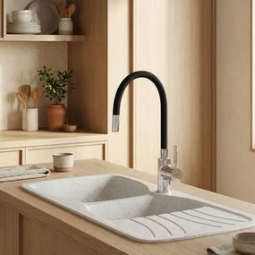 Sanitec Classic 311 (120×51) - Γρανιτένιος νεροχύτης - Granite BEIGE