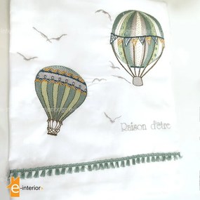 Σετ Σεντόνια Λίκνου Hot Air Balloon - Green 108109002