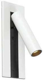 Φωτιστικό Τοίχου - Reader Gabo USB 62756 LED 4W 2700K 394lm 8x18 White Faro Barcelona