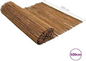 vidaXL Καλαμωτή Περίφραξης 500 x 100 εκ. από Μπαμπού