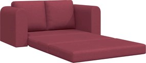 vidaXL Κρεβάτι καναπές 60cm Κόκκινο ύφασμα