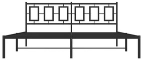 ΠΛΑΙΣΙΟ ΚΡΕΒΑΤΙΟΥ ΜΕ ΚΕΦΑΛΑΡΙ ΜΑΥΡΟ 183 X 213 ΕΚ. ΜΕΤΑΛΛΙΚΟ 374246