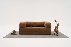 Τριθέσιος Καναπές Comfort - Χρώμα Καφέ - 190x95x75εκ
