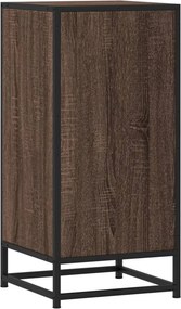 vidaXL Ραφιέρα Καφέ Δρυς 35,5x35x76 εκ. Επεξ. Ξύλο + Μέταλλο