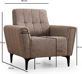 1-Seat Sofa Hamlet - Light Brown Light Brown