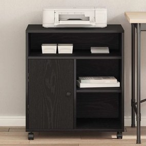 vidaXL Σταντ Εκτυπωτή Μαύρη δρυς 60 x 50 x 67 εκ. Επεξεργασμένο ξύλο