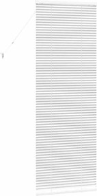 vidaXL Βενετσιάνικες Ρόδες Λευκό 175 x 60 εκ Αλουμίνιο