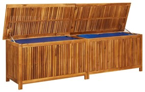 vidaXL Μπαούλο Αποθήκευσης Κήπου 200x50x58 εκ. από Μασίφ Ξύλο Ακακίας