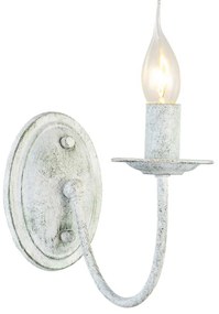 Φωτιστικό Τοίχου Elegant DL9311WAG White Metal