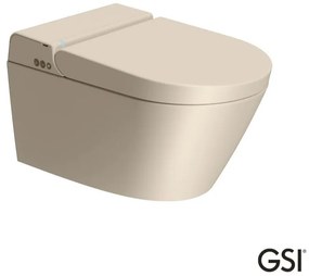 GSI Pura 59 Swirlflush Λεκάνη Κρεμαστή με Ενσωματωμένο Ηλεκτρονικό Κάλυμμα Μπιντέ Creta