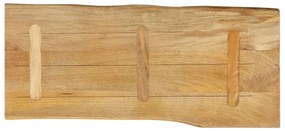 vidaXL Επιφάνεια Τραπεζιού 100x40x2,5 εκ. Live Edge Μασίφ Ξύλο Μάνγκο