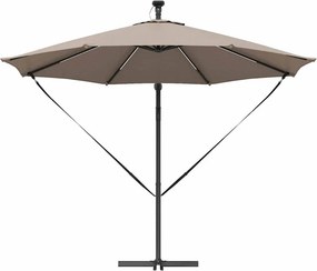 vidaXL Ομπρέλα ηλίου 294 x 294 x 248 cm Πολυεστέρας και Αλουμίνιο