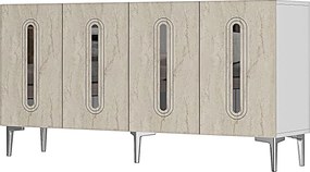Console Rany 150 - White, Travertine, Silver White
Travertine
Silver