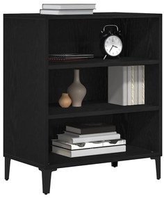 vidaXL Πλαϊνό γραφείο Μαύρη δρυς 57 x 35 x 70 εκ Επεξεργασμένο ξύλο