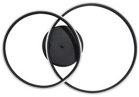 Φωτιστικό Οροφής LED Step Dimmable Heronia Libra Black 01-0370