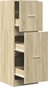 vidaXL Συρταριέρα Γενικής Χρήσης Sonoma Δρυς 40x41x118 εκ Επεξ. Ξύλο