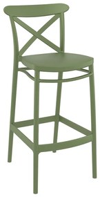 ΣΚΑΜΠΟ ΚΡΟΣ 75εκ. OLIVE GREEN ΠΟΛ/ΝΙΟΥ 45Χ52Χ106εκ.