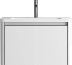 Martin Dione 80 White Plywood - Βαση Επιπλου με Νιπτήρα