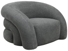 Πολυθρόνα Lexy γκρι ύφασμα 99x88x62εκ 100x89.5x60 εκ.