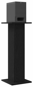 vidaXL Βάσεις Ηχείων 2 pcs Μαύρη δρυς 30 x 30 x 80 cm