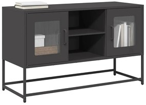 vidaXL Έπιπλο Τηλεόρασης Μαύρο 100,5x39x60,5 εκ. Ατσάλινο