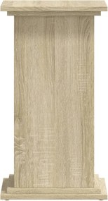 vidaXL Βάσεις Φυτών Sonoma Δρυς 33x33x60 εκ. Επεξεργασμένο Ξύλο