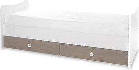 BED TREND PLUS NEW 70/160 WHITE/CAFFE