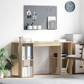 vidaXL Γραφείο Sonoma Oak Sonoma oak Επεξεργασμένο ξύλο
