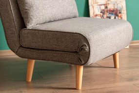 1-Seat Sofa-Bed Folde Single - Light Grey Light Grey