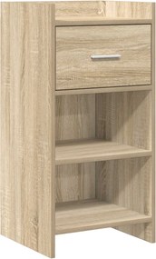 vidaXL Πλαϊνό γραφείο Sonoma Δρυς 40 x 36 x 80 εκ Επεξεργασμένο Ξύλο