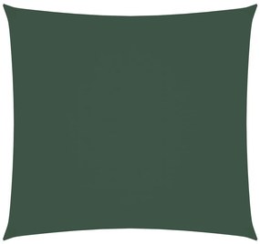 vidaXL Πανί Σκίασης Τετράγωνο Σκούρο Πράσινο 2x2 μ. από Ύφασμα Oxford