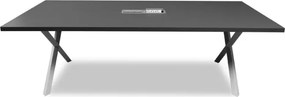 Stewehome Τραπέζι συνεδριάσεων 10 ατόμων ανθρακί 240x120x75 cm