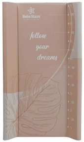 Σκληρή Αλλαξιέρα (45x77) Bebe Stars Leaf Mocha 18-182