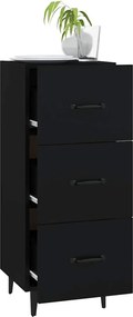 vidaXL Ντουλάπι Μαύρο 34,5 x 34 x 90 εκ. από Επεξεργασμένο Ξύλο