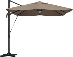 vidaXL Ομπρέλα ηλίου 351 x 250 x 253 εκ Πολυεστέρας και Αλουμίνιο