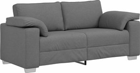 vidaXL Διθέσιος καναπές Σκούρο Γκρι 180 cm ύφασμα