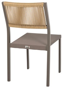 ΚΑΡΕΚΛΑ ΑΛΟΥΜΙΝΙΟΥ ΣΑΜΠΑΝΙ ΜΕ RATTAN &amp; TEXTLINE HM5921.03 46x55,5x83 εκ. (1 Τεμμάχια)