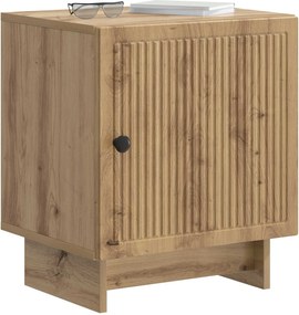 vidaXL Κομοδίνο 2 τεμ. Artisan Δρυς 43 x 34,5 x 50 εκ