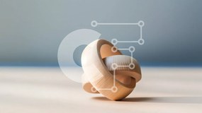 Intra Συλλεκτικό Ξύλινο Παζλ Plywood 4mm - Ξύλινο δαχτυλίδι στο τραπέζι Σε Ξύλινο Κουτί - Διαστάσεις: 10x10 cm – 25 κομμάτια